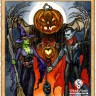The Halloween Lovers Art Print